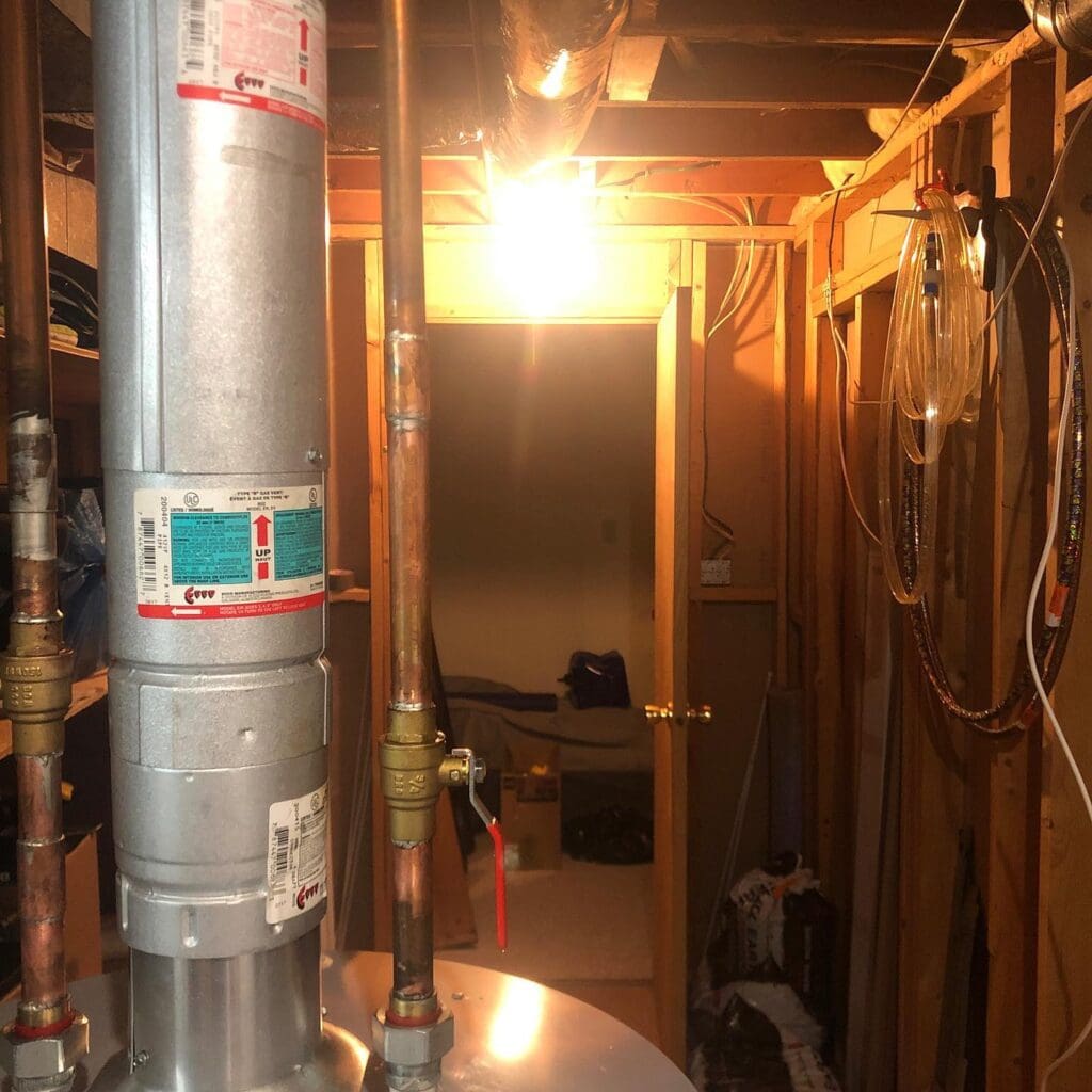 main water line shut off valve replacement in sherwood park