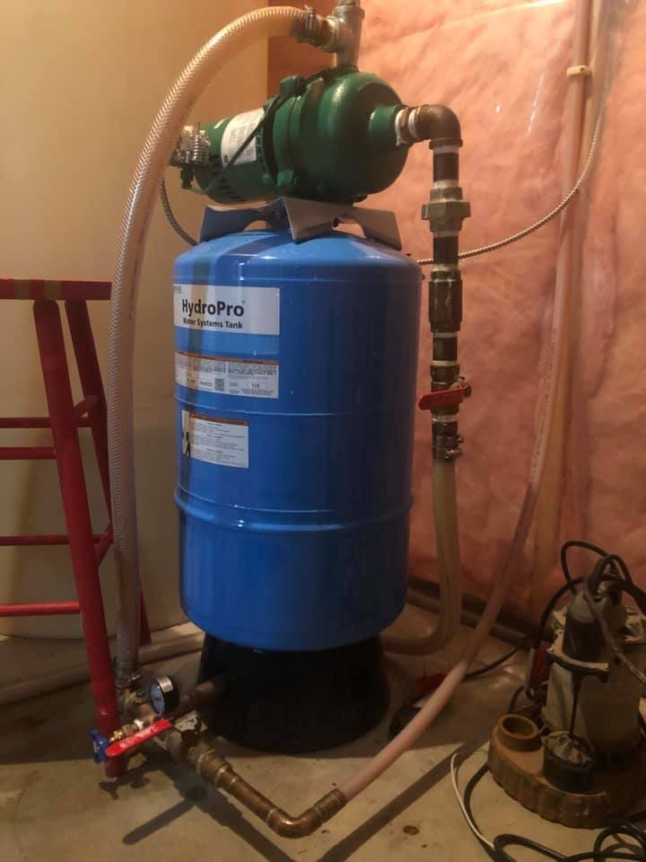 Water pump install in Sherwood Park New boiler installed in Sherwood Park by Jaxon, owner of Heartland Plumbing & Heating Ltd