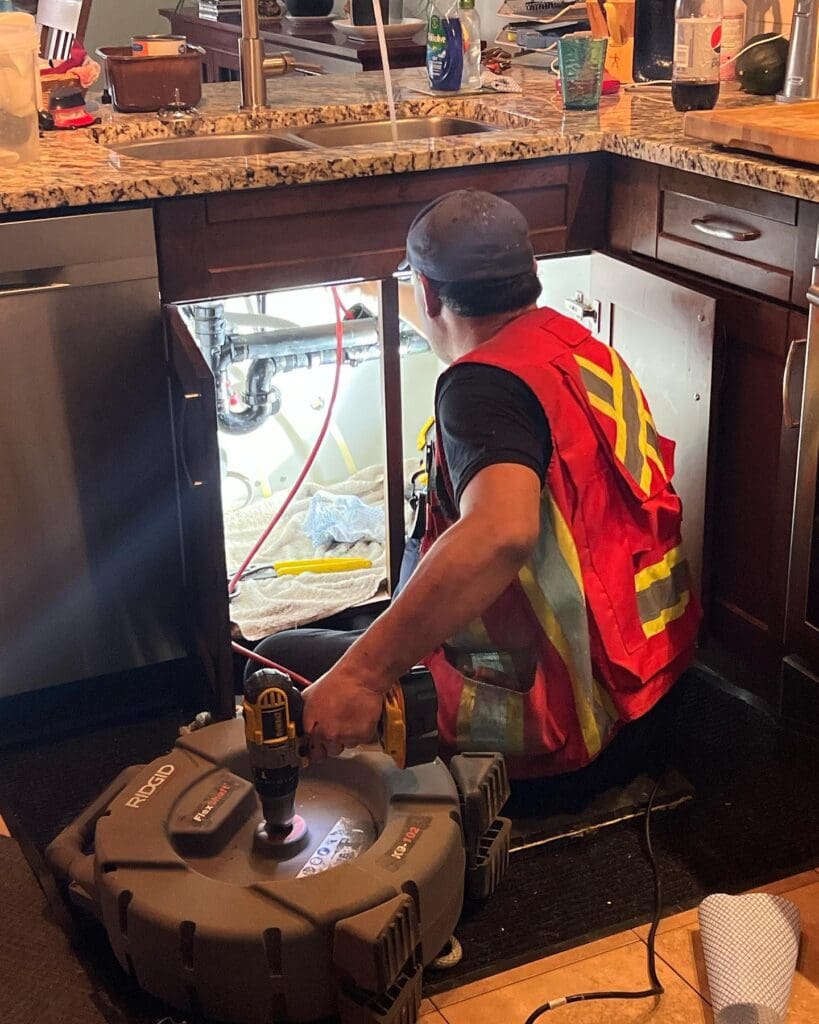 drain unclogging in Edmonton AB emergency call 